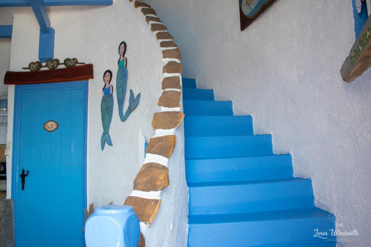 Leros Windmills Daire Panteli Dış mekan fotoğraf