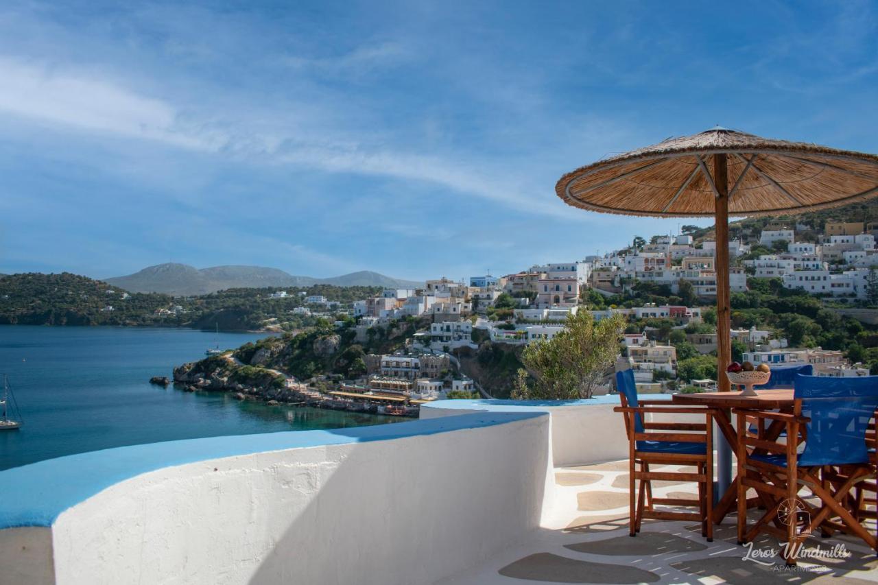 Leros Windmills Daire Panteli Dış mekan fotoğraf